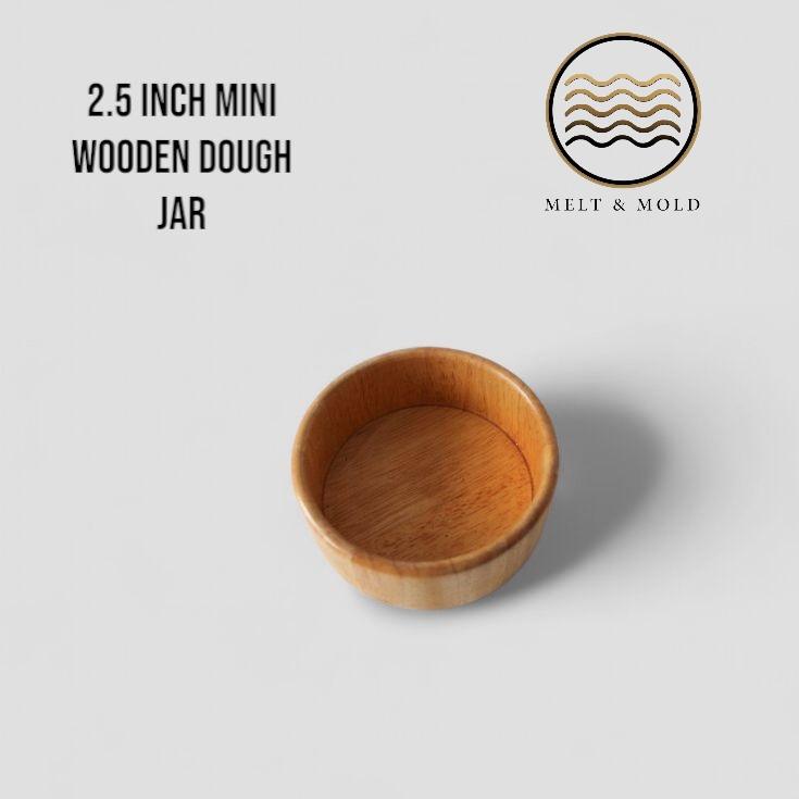 2.5 Inch Mini Wooden Jar