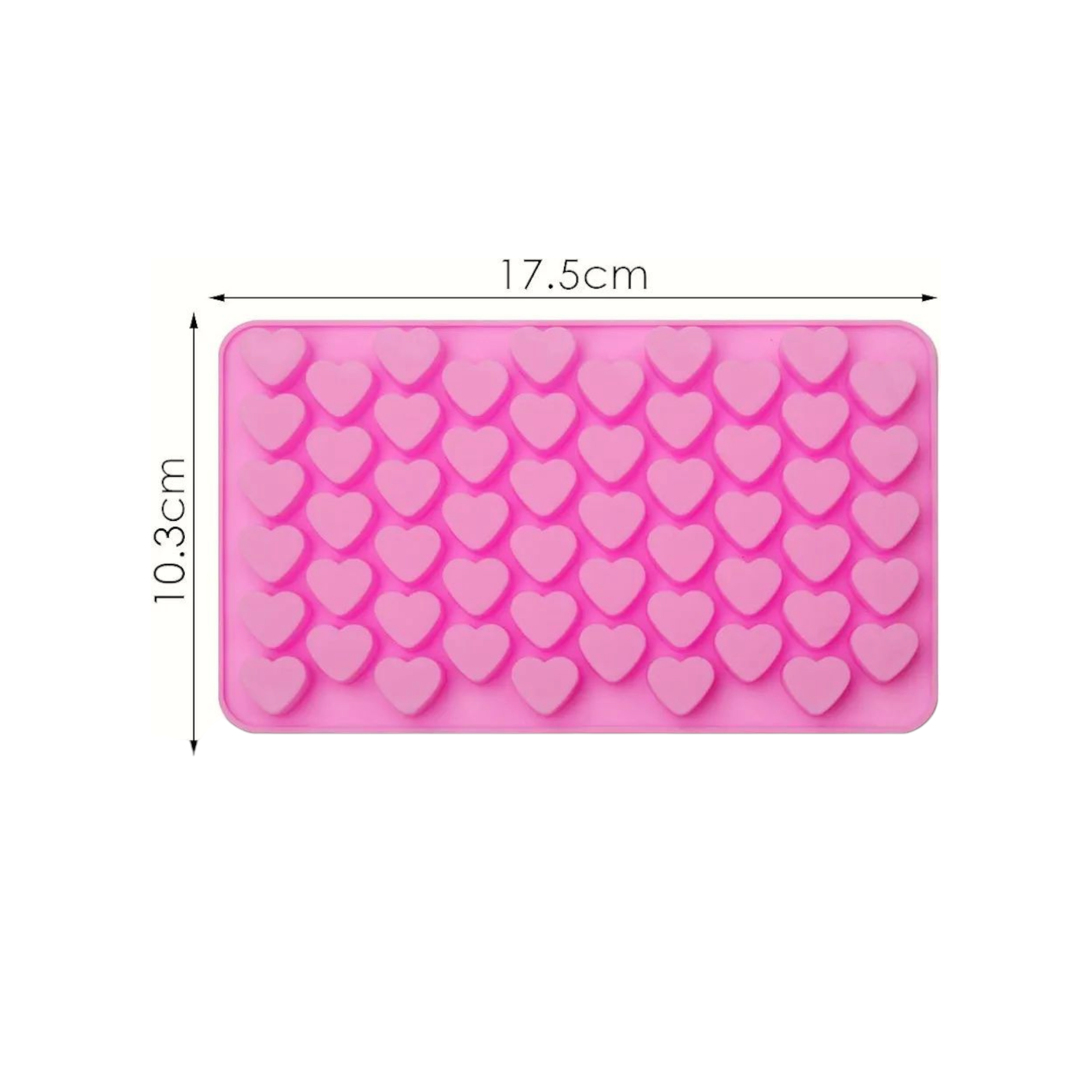 Melt & Mold Mini Heart Silicone Mould for candle making