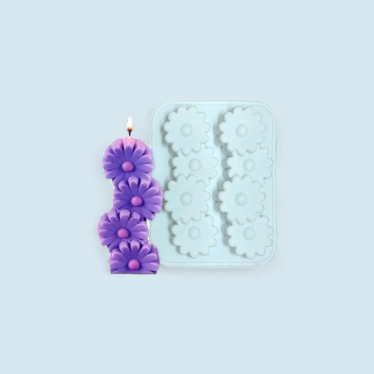 Small Flower Pillar Mould