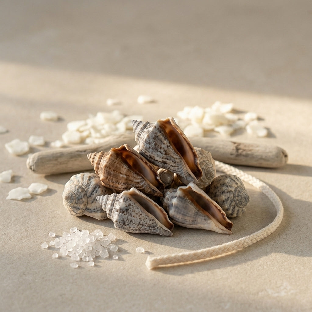 Brown Shells for Candle Making – 50g Packet | Melt & Mold