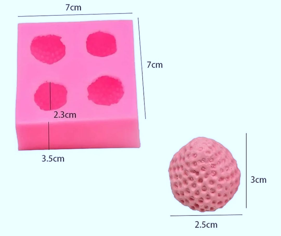 Melt & Mold Strawberry Mini Silicone Mould for candle making
