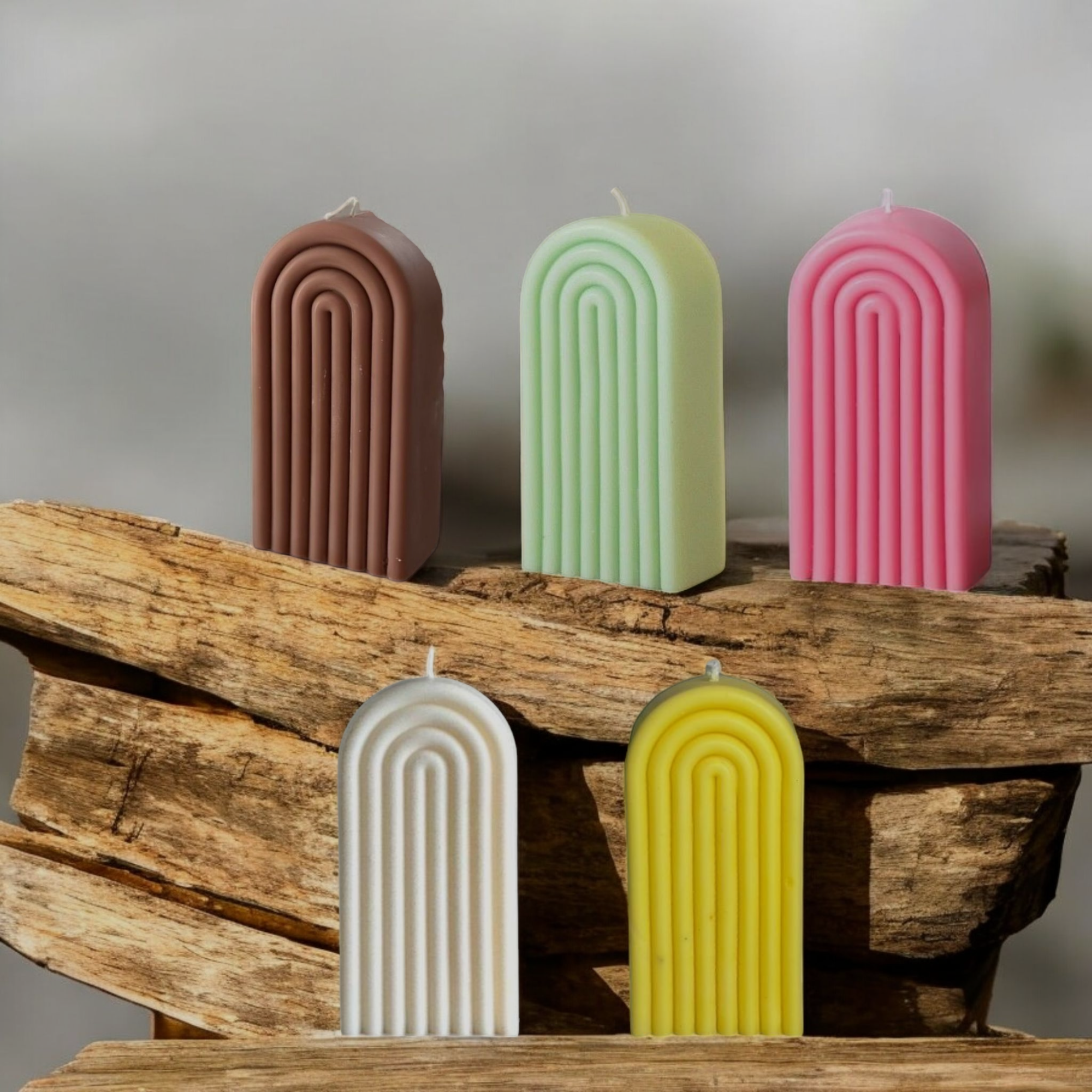 Rainbow Arch Candle
