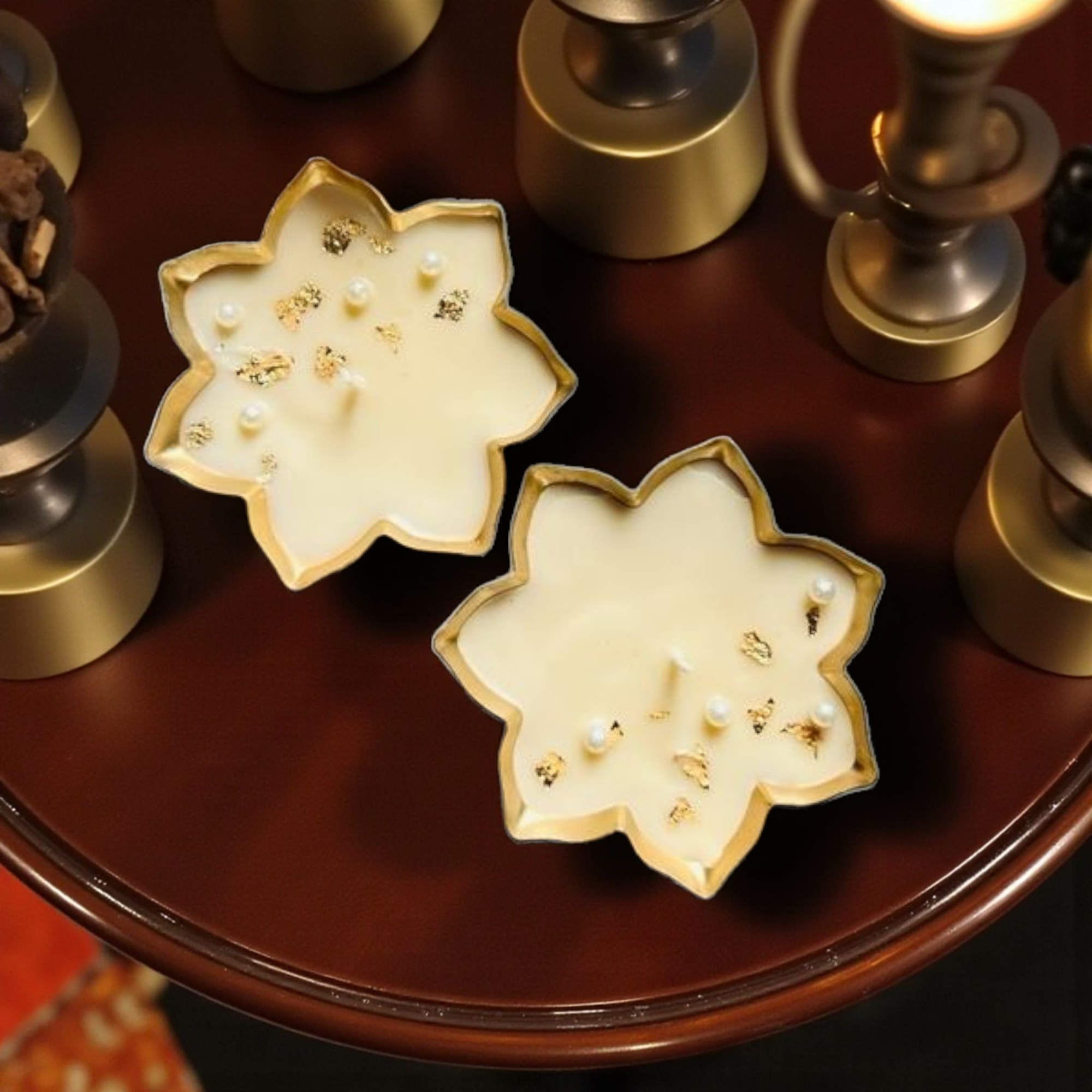 Golden Flakes For Candle Decor