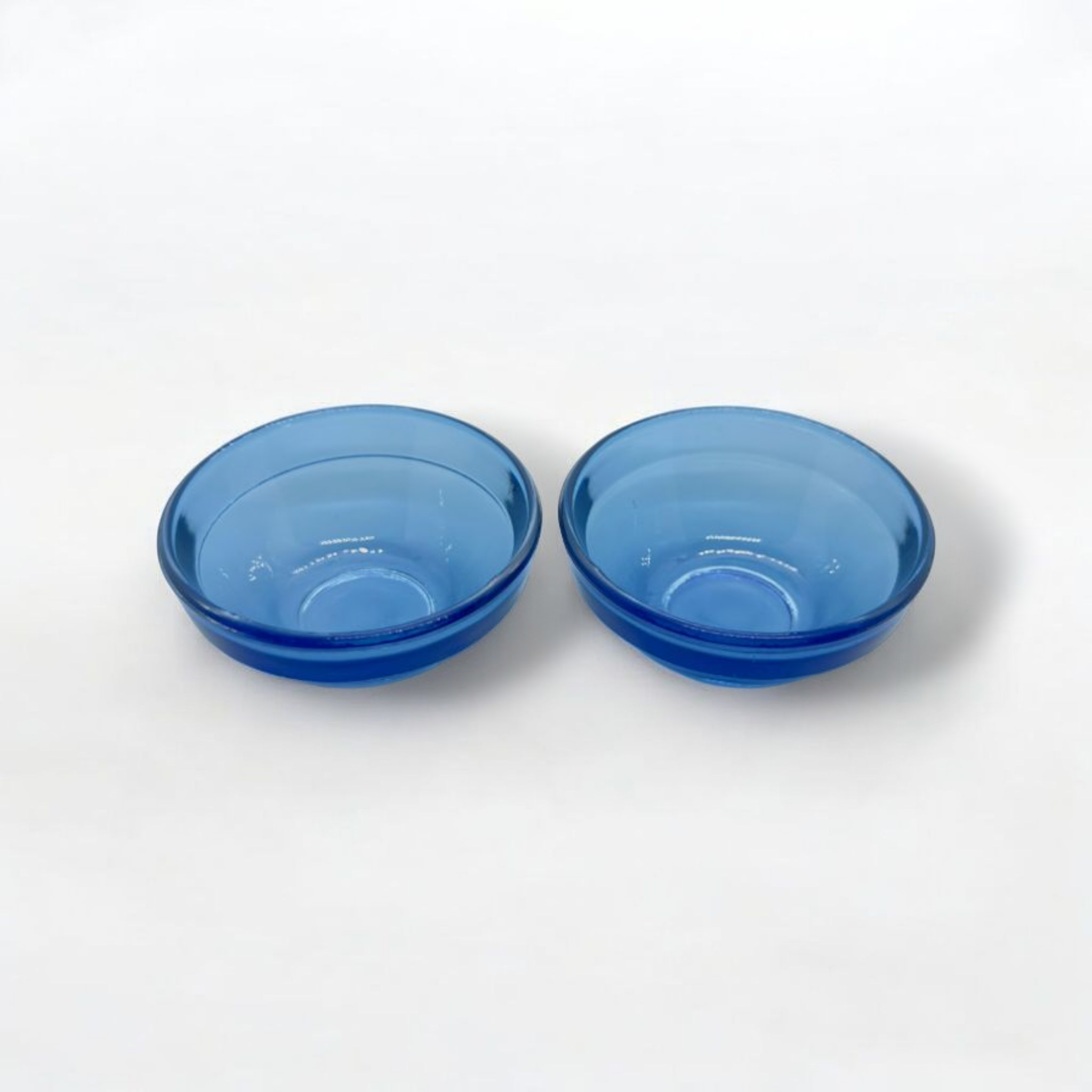 Blue Mini Glass Jar- Set Of 2