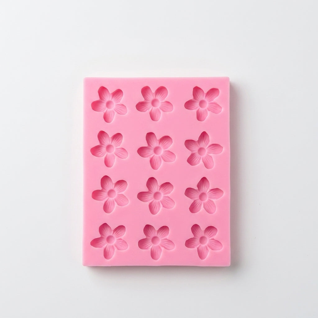 12 Cavity Flower Mould