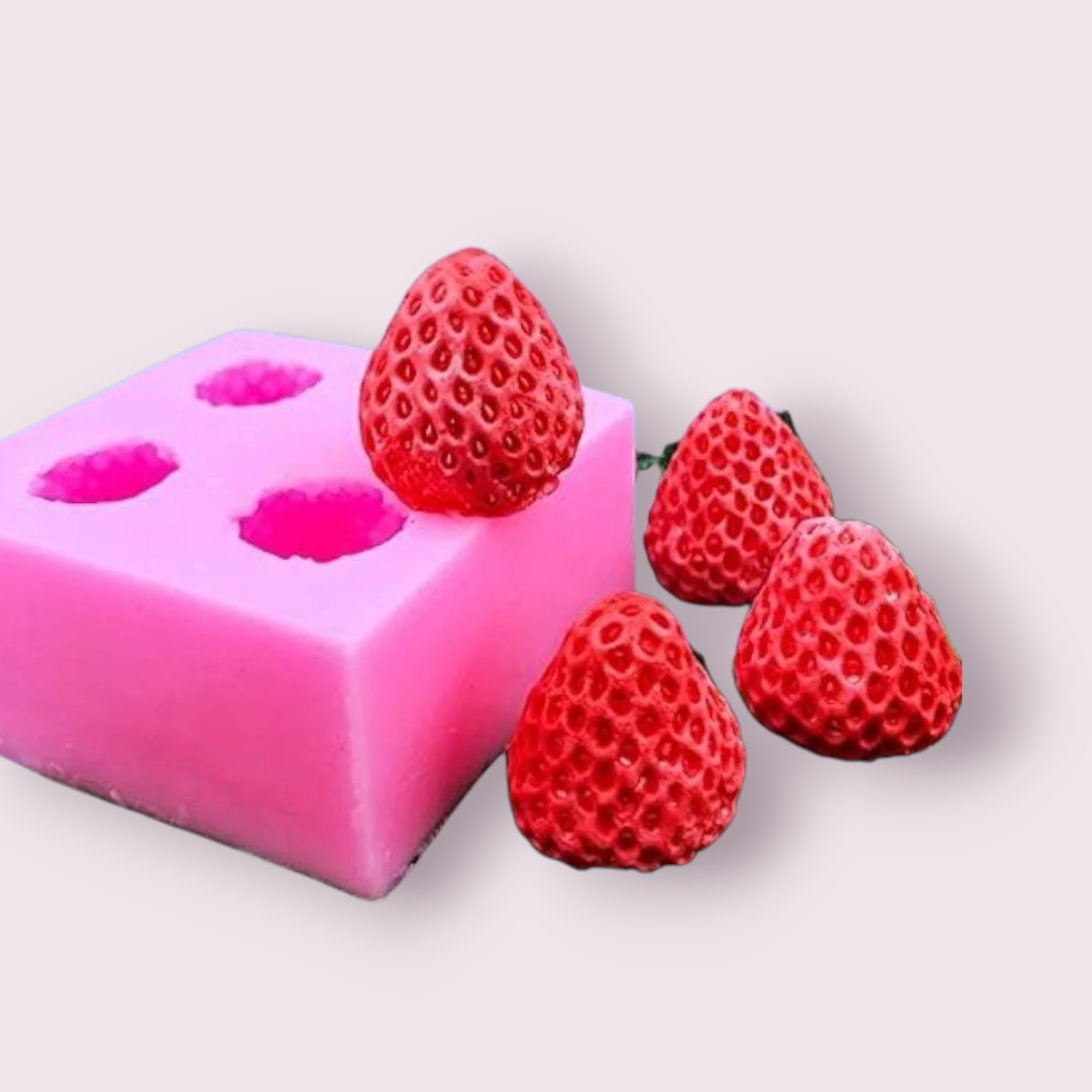 Melt & Mold Strawberry Mini Silicone Mould for candle making