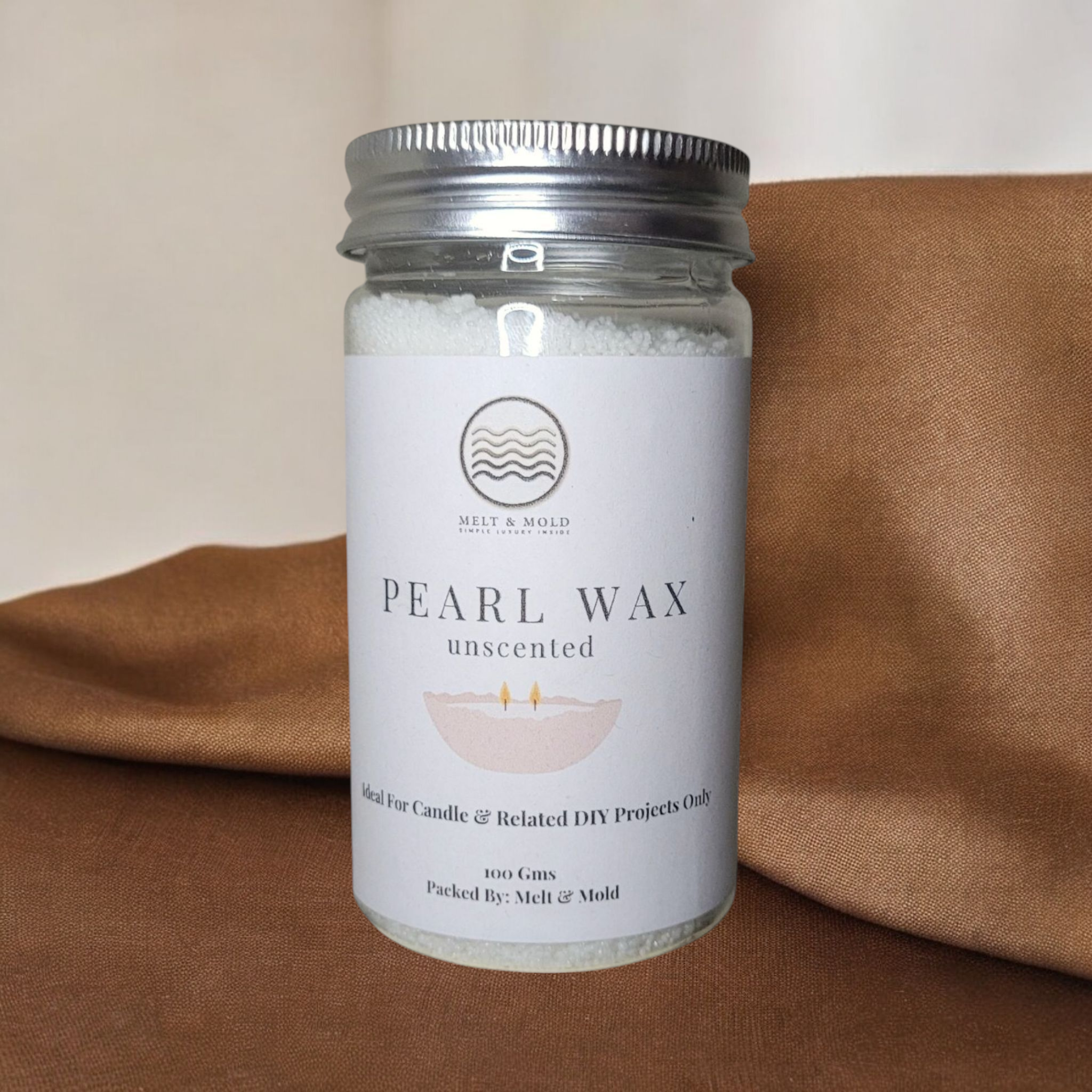 Melt & Mold Pearl wax for Candle Making - 100 GMS