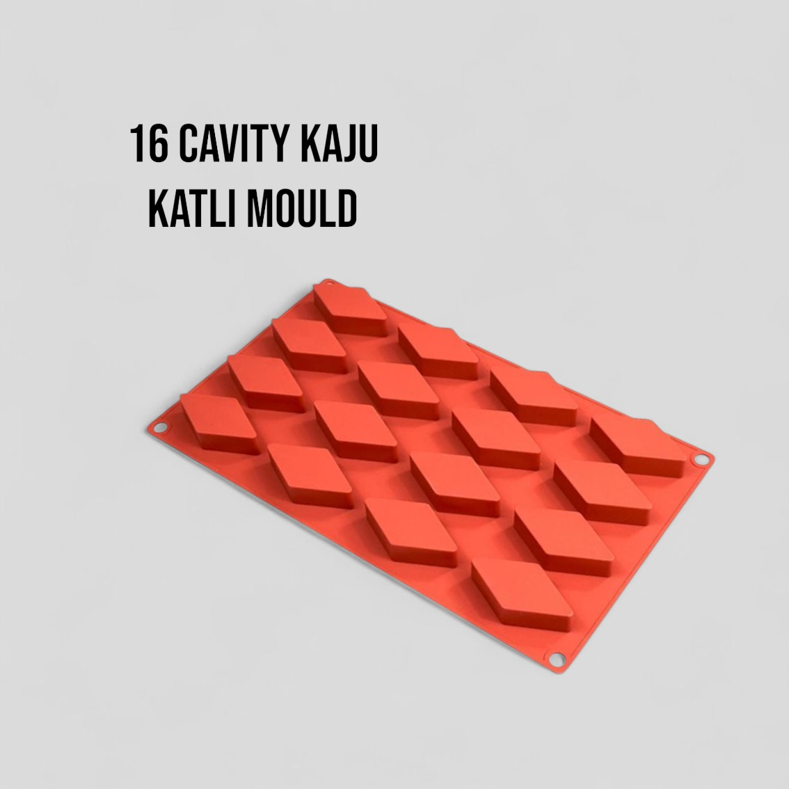 16 Cavity Kaju Katli Mould